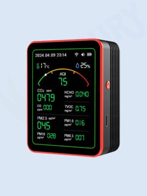Blufury AirSense 15 Pro - WiFi Smart AQI Monitor | BLFMT15 | 15 in 1 With Laser Sensor Technologies