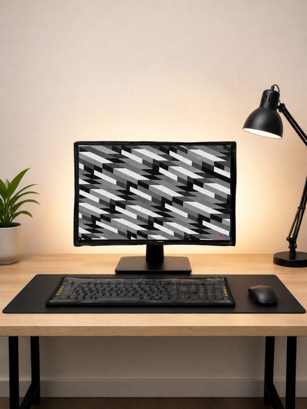 Blufury 24 Inch Computer Dust Cover Set for Monitor, CPU & Keyboard